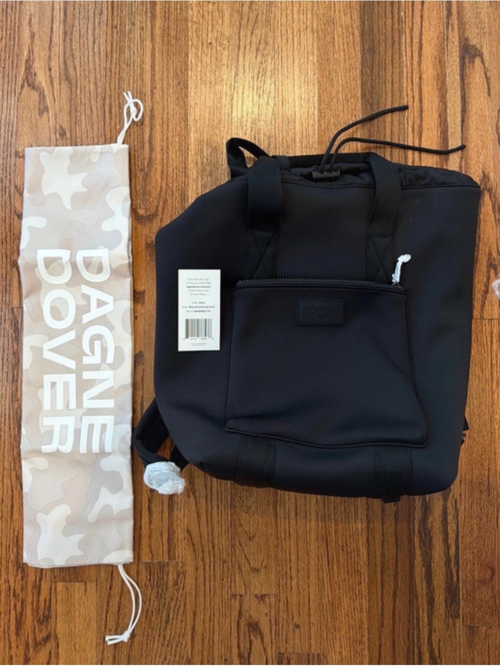 Dagne Dover Black Rhys Backpack Tote